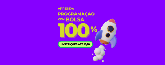 200 Bolsas Integrais para Formação em Programação Web para pessoas de grupos sub-representados